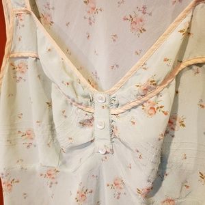 Anthropologie / Odille silk tanktop.
